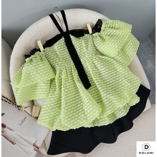 [HÀNG CÓ SẴN - L1] Set áo quần tiểu thư tách tay