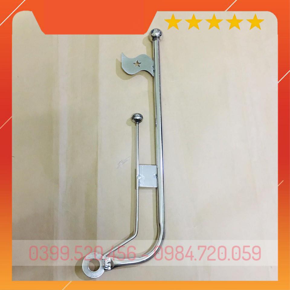 Ăng ten cột cờ lắp bánh trước xe máy