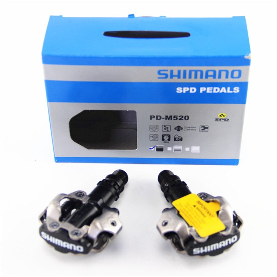 Pedal Shimano PD-M520 Can Cá SPD Dành Cho Xe MTB