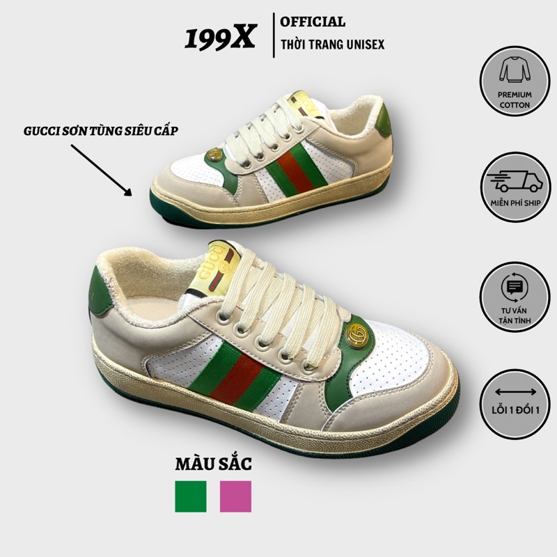 Giày thể thao sneaker GC sơn tùng xanh nam nữ [ ẢNH THẬT ]