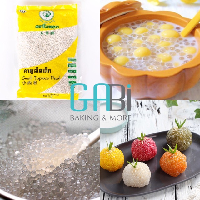 Trân châu Thái hạt nhỏ 400g (Bột báng)