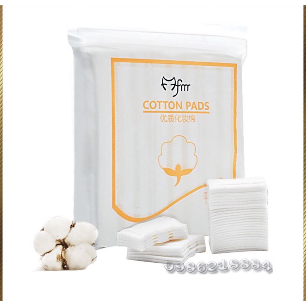 ( Siêu Sỉ Rẻ) Bông tẩy trang 3 lớp Cotton Pads túi 222 miếng