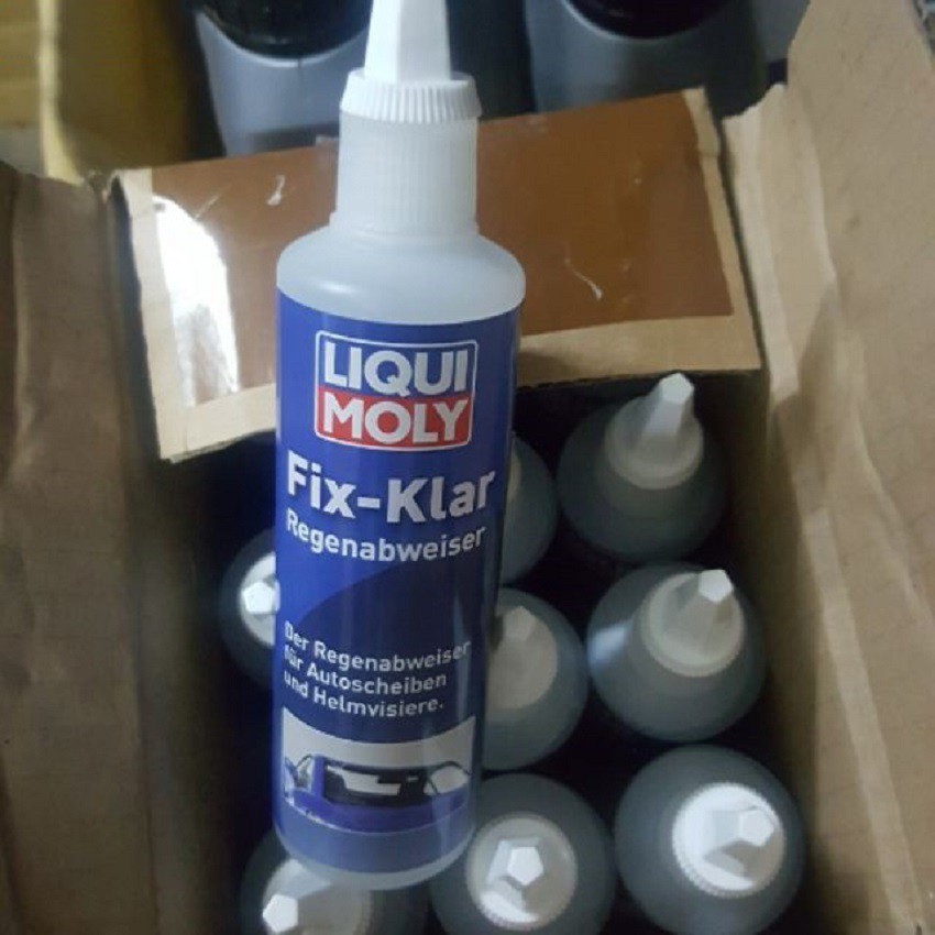 Chai Chống nước mưa Liqui Moly Clear View 1590 giúp kháng nước mưa, tạo hiệu ứng như nước trên lá sen