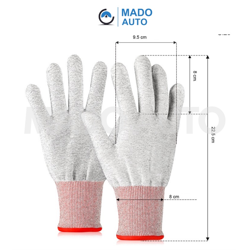 Găng tay dán Film cách nhiệt, làm Decal ô tô, chống tĩnh điện MADO AUTO FT61