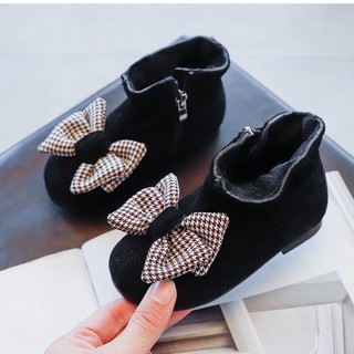 giày bốt bé gái size 26-36 da lộn mềm xinh
