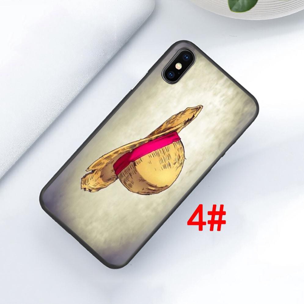  Ốp điện thoại in hình Anime One Piece thời trang cho iPhone XR X XS Max 8 Plus 7 Plus 6S 6 Plus 5S SE 5