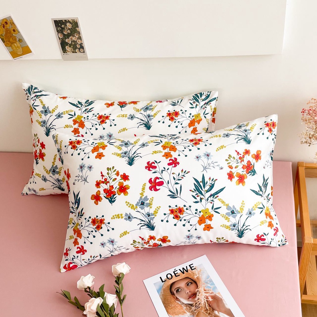 Vỏ Gối Cotton In Họa Tiết Phong Cách Đồng Quê Độc Đáo Tiện Dụng Cho Gia Đình