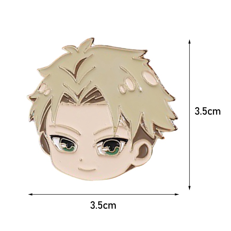 Tmdbyx Gián Điệp x Gia Đình Ghim 3.5 * 3.5cm