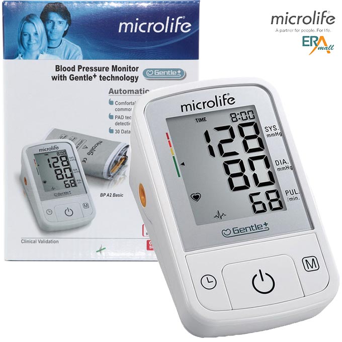 Máy đo huyết áp bắp tay Microlife BP A2 Basic