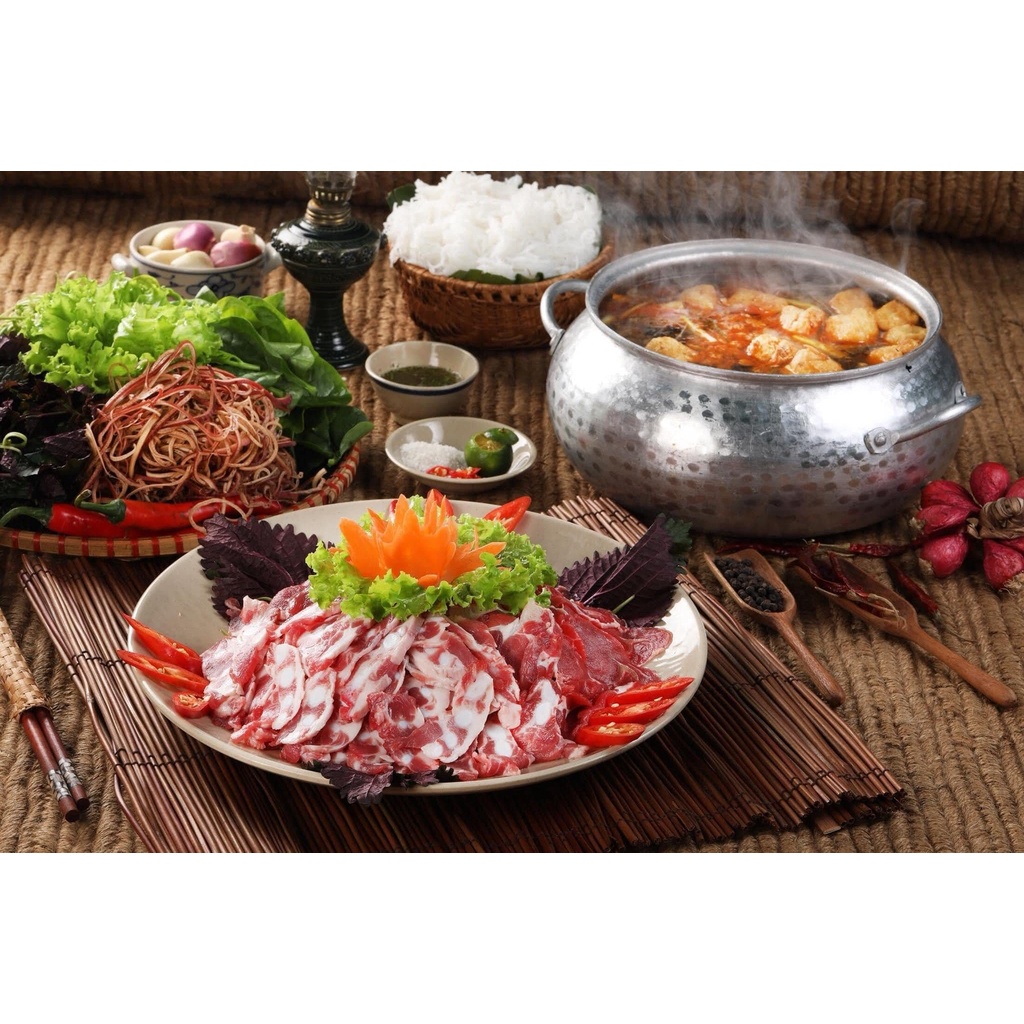 500gr Sườn Sụn Non  Heo thái lát đóng khay hút chân không - Thực Phẩm 4 Mùa - 4Muafood