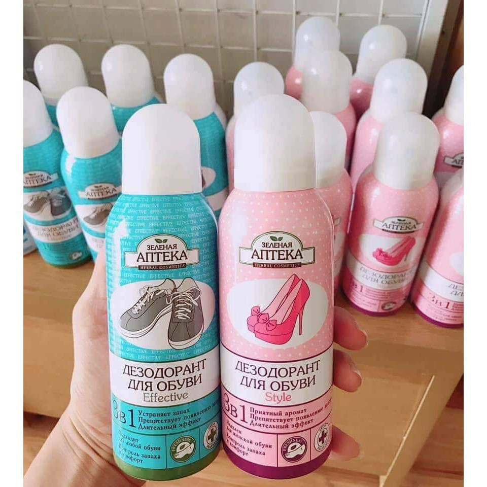 Xịt giày Nga Anteka - Xịt khử mùi hôi chân hôi giày Apteka | BigBuy360 - bigbuy360.vn