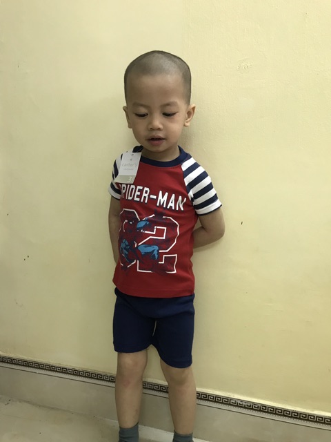 Bộ bozip/borip bé trai cộc tay có mặt sau 8-21 kg (ib chọn màu )