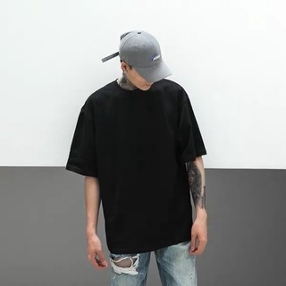 Áo thun trơn tay lỡ nam nữ trơn basic cotton 100% Form Oversize - SELECTED.STORE