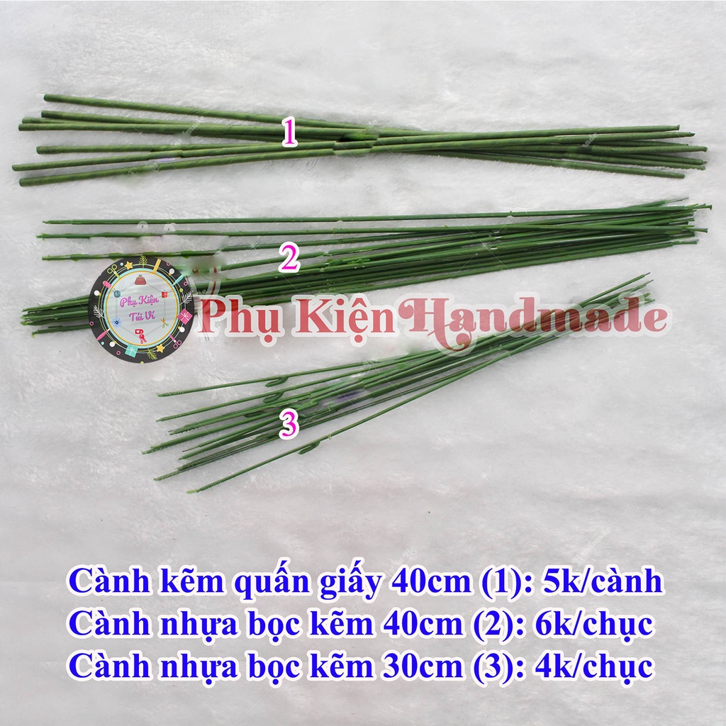 Cành làm hoa handmade