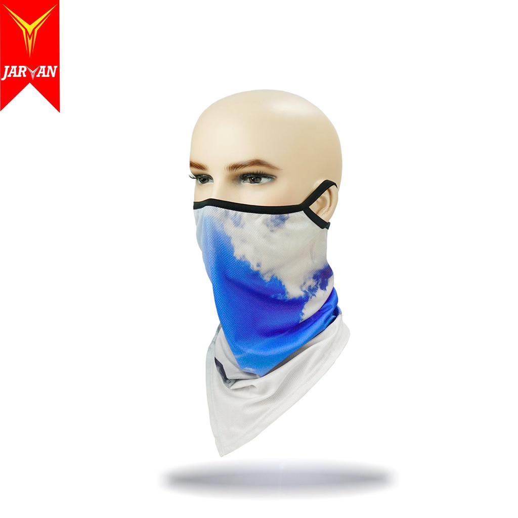 Khẩu trang đa năng thời trang JARVAN II chống nắng, chống bụi màu xanh biển (hàng như hình)