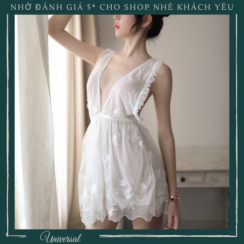 Váy Ngủ Xuyên Thấu Nhẹ Nhàng Như Mùa Xuân Gợi Cảm UNIVERSALXXX - DNS03