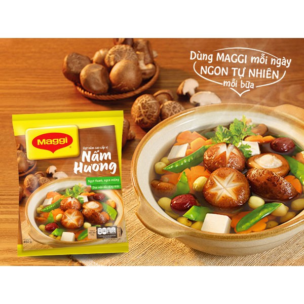 Hạt Nêm Chay Cao Cấp Vị Nấm Hương Maggi gói (200g/ 450g)