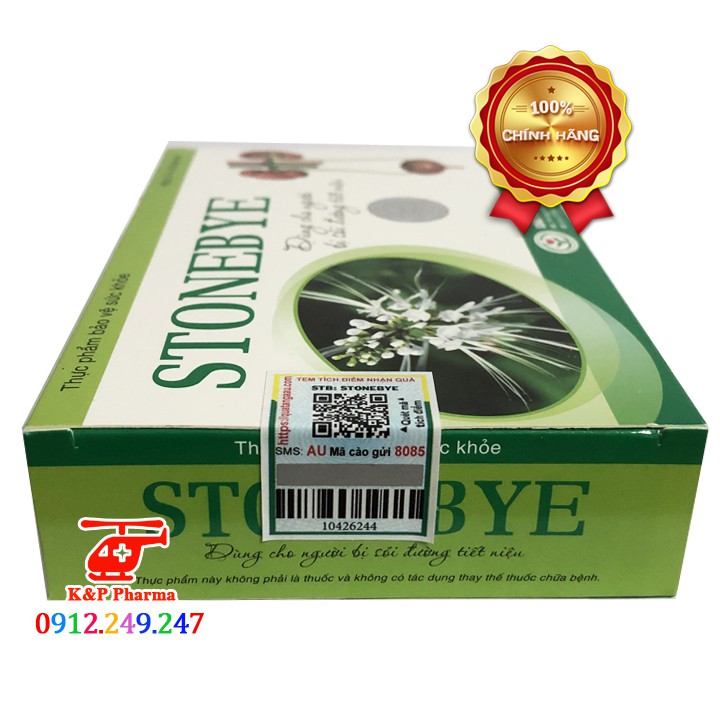 ✅ [6 TẶNG 1] Stonebye – Hỗ trợ lợi tiểu, giảm sỏi thận, sỏi tiết niệu, sỏi bàng quang, giảm tiểu rắt, tiểu buốt