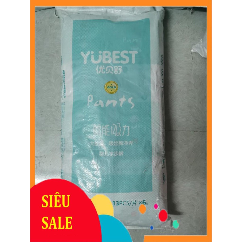 Bỉm Quần/Dán Yubest Gold nội địa Trung S90/M84/L78/XL72/XXL66