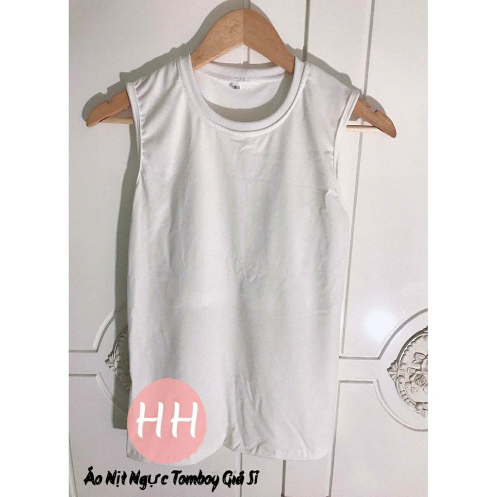 Áo nịt ngực tomboy - dạng áo tanktop thể thao, gài hông có bản nịt trước ngực