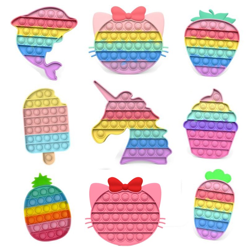 Đồ Chơi Giảm Căng Thẳng Hình Cầu Vồng