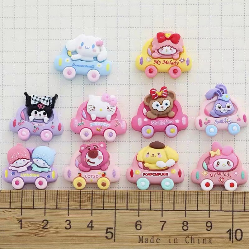 1 Vật Liệu Resin Tự Làm Trang Sức Thủ Công Hình Sanrio Hoạt Hình DIY
