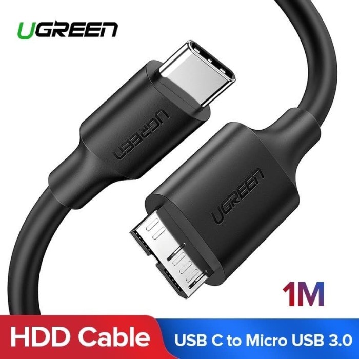 Cáp USB Type C sang Micro ubs 3.0 5Gbps dài 1m UGREEN 20103 màu đen US312 Chính hãng