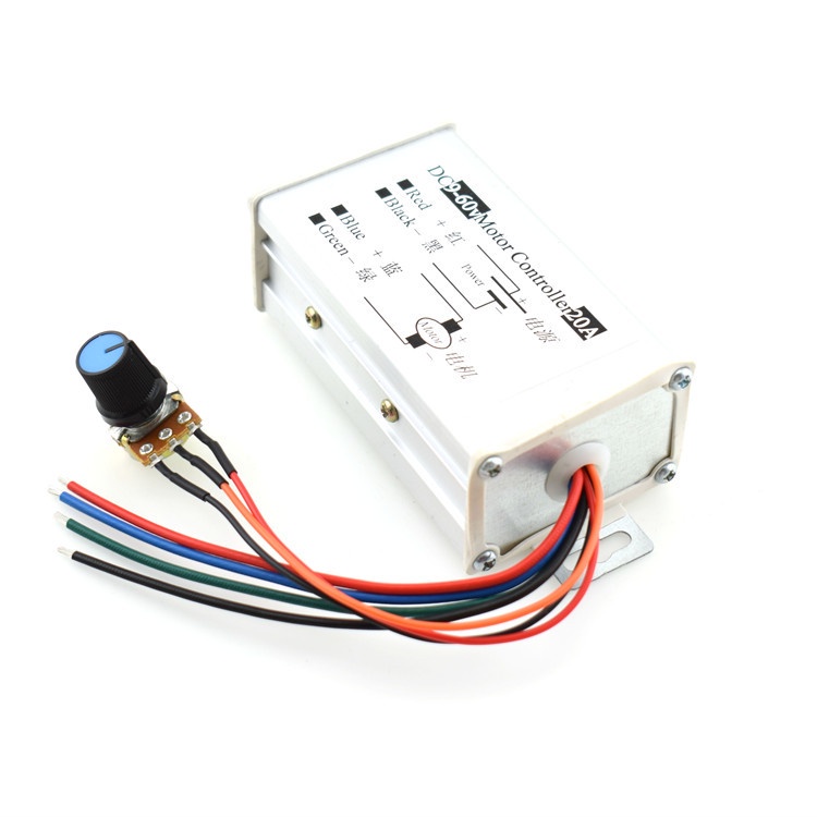 Bộ điều khiển tốc độ động cơ vô cấp DC 9-60V PWM 12V 24V 60V MAX 20A điều chỉnh độ rộng xung