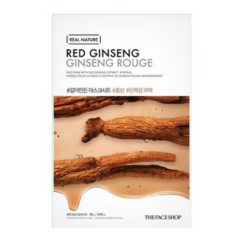 Combo 20 Miếng Mặt Nạ Giấy TheFaceShop GINSENG & AVOCADO (20Gx20)