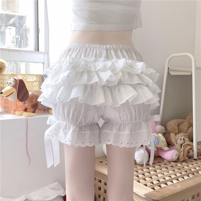 Có Sẵn- Quần bí ngô bảo hộ hỗ trợ phồng váy lolita, jk