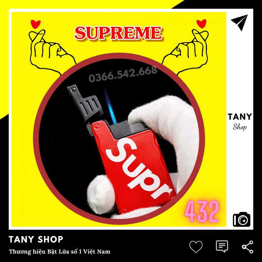 𝙃𝙤̣̂𝙥 𝙌𝙪𝙚̣𝙩 𝘽𝙖̣̂𝙩 𝙇𝙪̛̉𝙖 Supreme 432 chế độ Lữaa Họa Tiển 2 màu rất đẹp - Hôt quet Độc Lạ TANY SHOP SR432