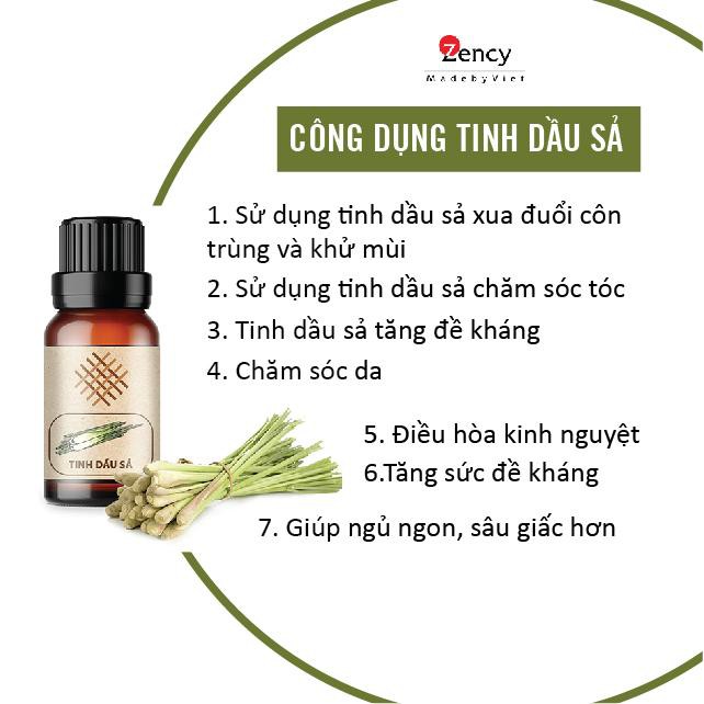 [TRỢ GIÁ][FREESHIP] Tinh dầu Sả Java 100% nguyên chất, lọ treo xe 7ml