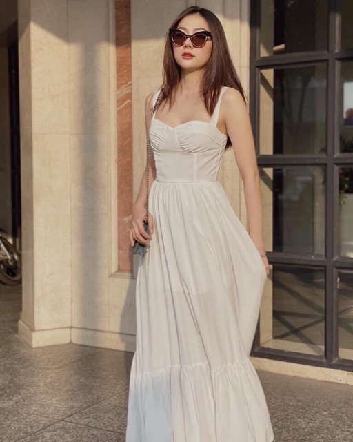 Đầm trắng Maxi ( kèm ảnh thật cuối) | BigBuy360 - bigbuy360.vn