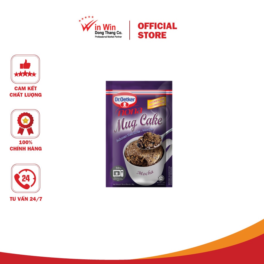 Bột Làm Bánh Mug Cake Mocha Dr. Oetker 50g  - Date 31/03/2024