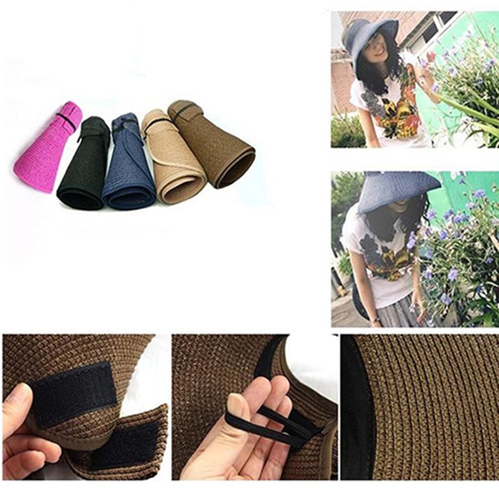Nón tai bèo vảnh rộng hở đỉnh đầy phá cách nhiều màu sắc hợp thời trang dành cho nữ