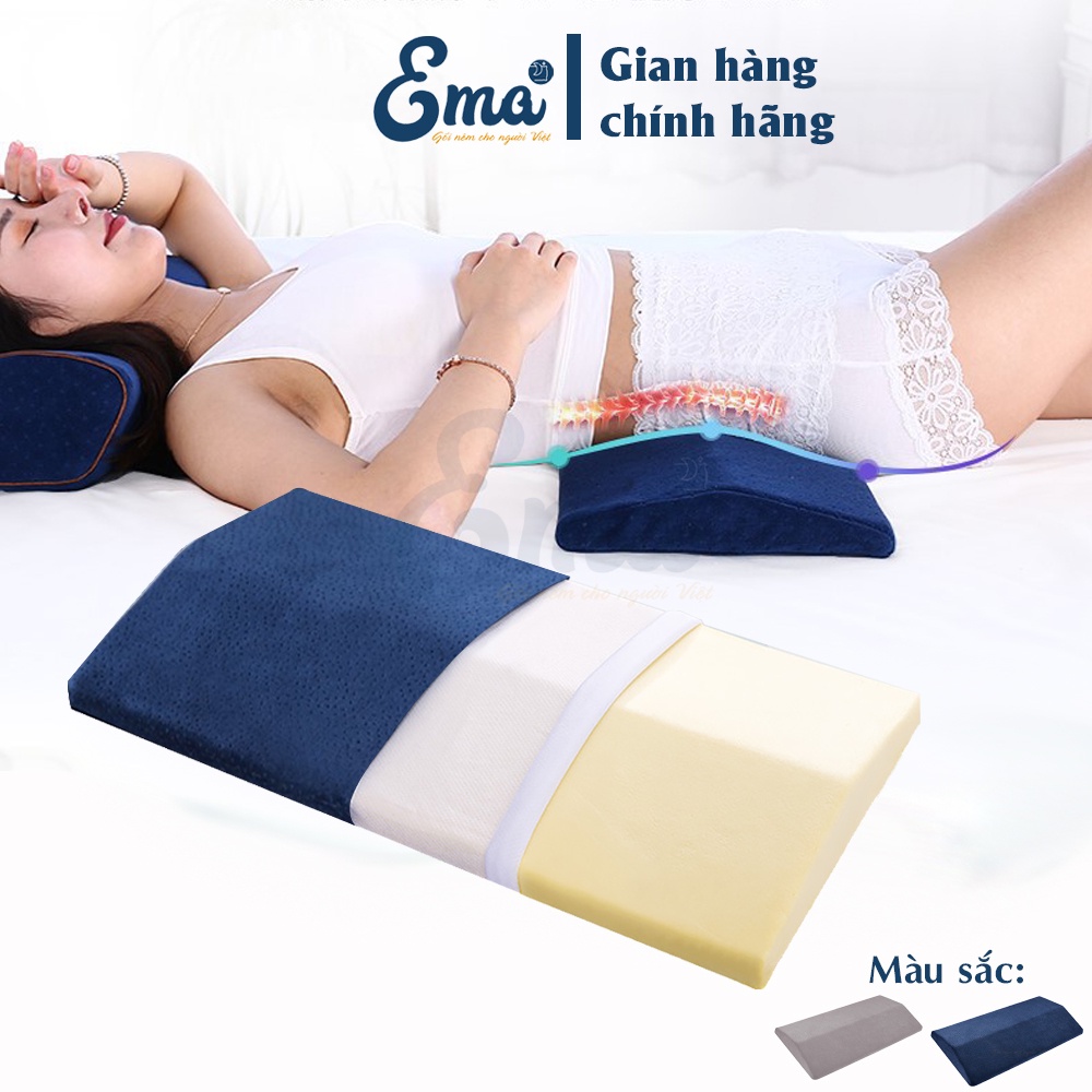 Đệm kê thắt lưng Ema - Thế hệ 2 - Dành cho người đâu mỏi thắt lưng, thoát vị địa đệm, người cao tuổi