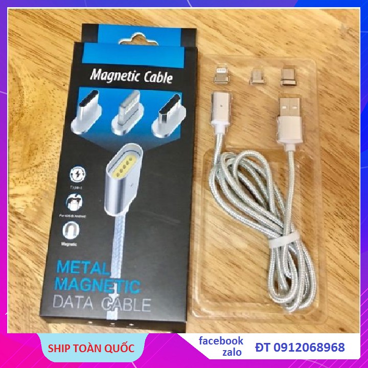 Cáp Sạc Nam Châm Từ Tính Magnetic Cable (Vàng)