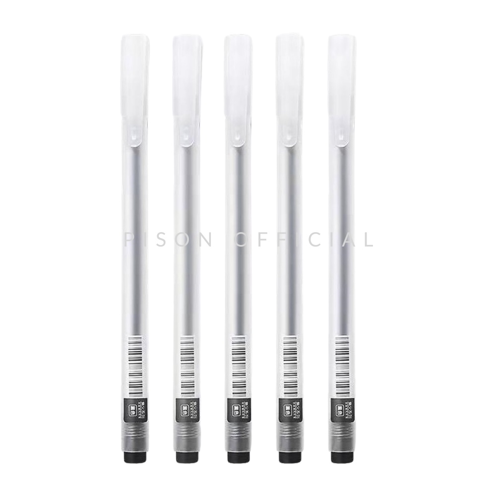 Bút nước Thân nhám mờ mực gel Pison ngòi kim 0.38mm - 01 cái