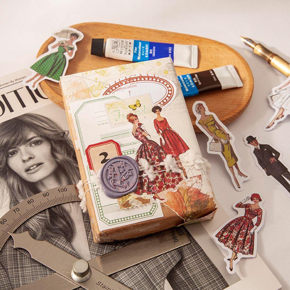 Bộ 40 Sticker Dán Trang Trí Sổ Tay / Nhật Ký DIY