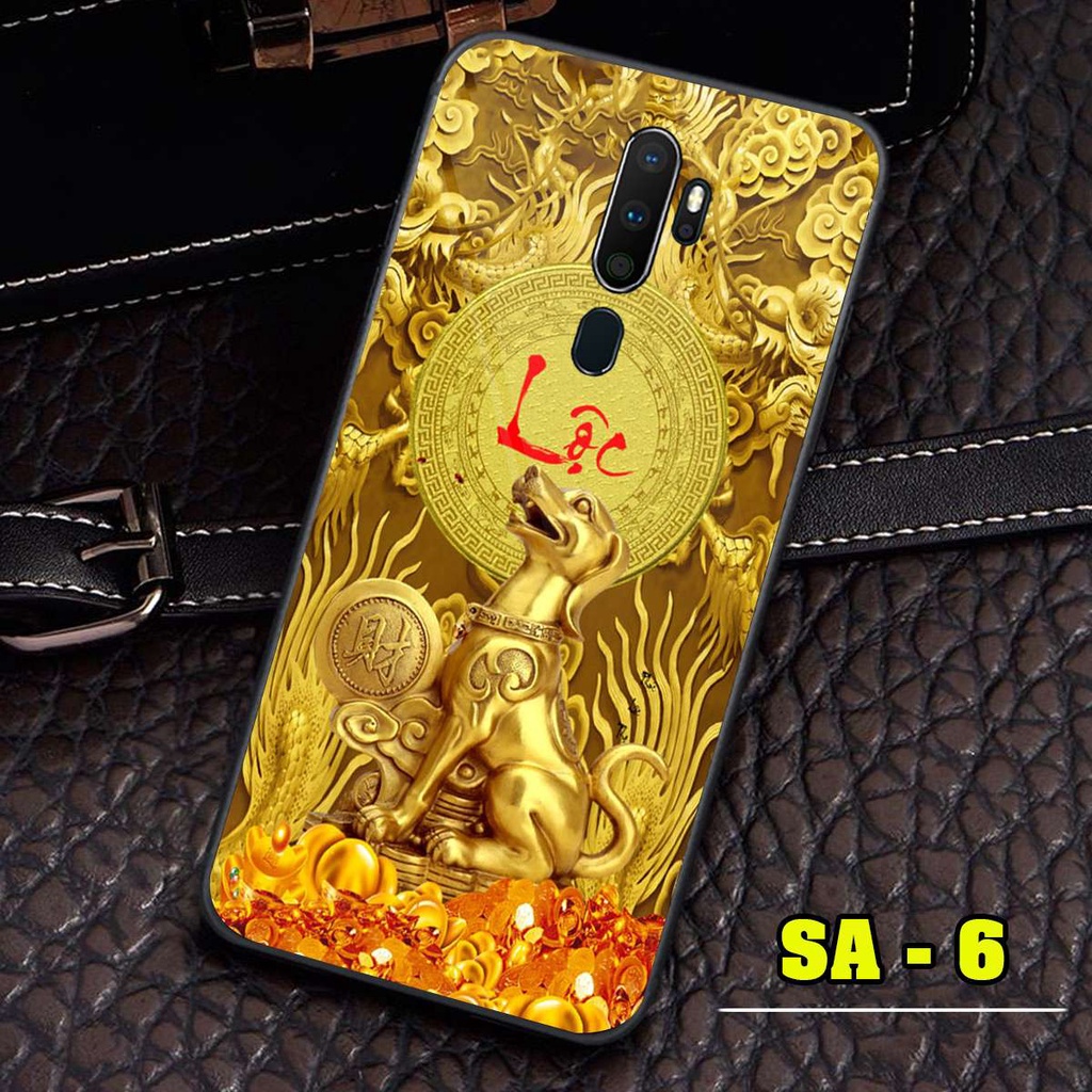 Ốp lưng kính 3D in hình 12 Con Giáp May Mắn cho Oppo A5 2020 - Oppo A9 2020 sắc nét