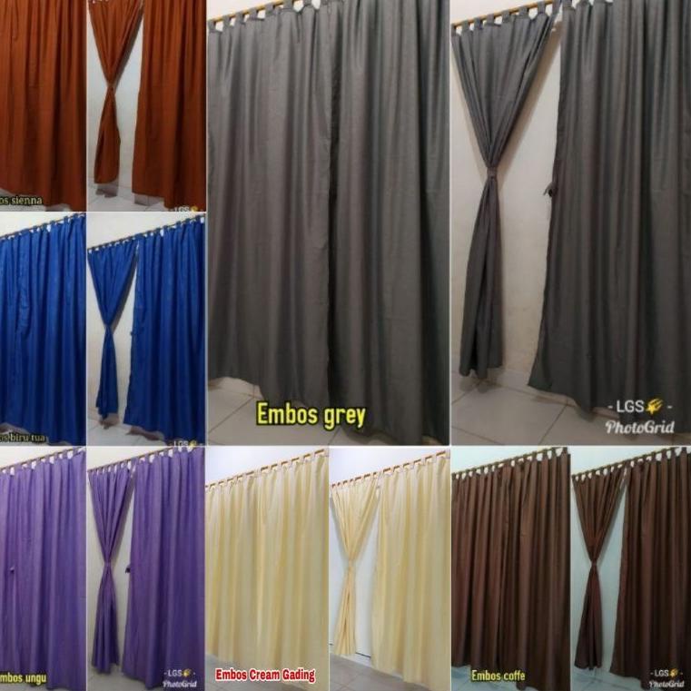 Bán Buôn Mới!! Rèm Cửa Dập Nổi Trơn Gordyn Trơn 80