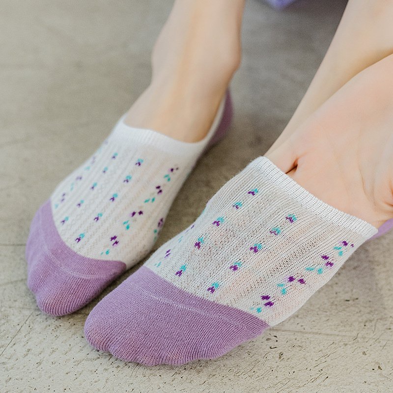 Set 5 Đôi Tất Hài Nữ Vintage Kiểu Dáng Tất Cổ Ngắn Chất Cotton Thoáng Mát Free Size Phụ Kiện Thời Trang Hot Trend