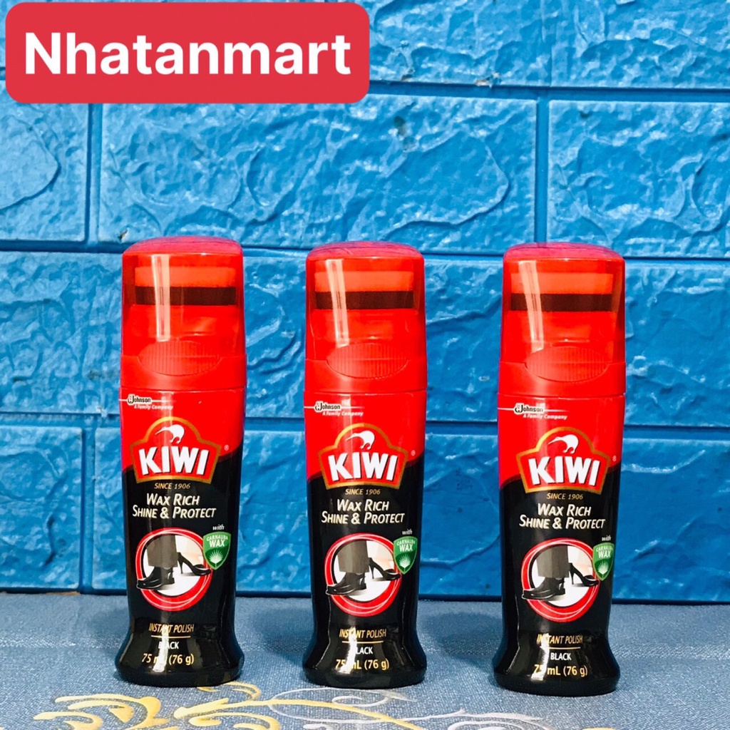 Xi nước đánh giầy KIWI màu đen 75ml ( khô nhanh )