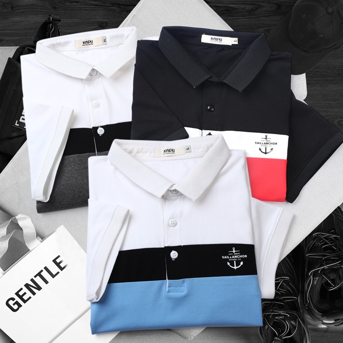 Áo thun nam cổ bẻ cao cấp - Chất cotton 100% tự nhiên - Polo nam cao cấp chất đẹp giá gốc