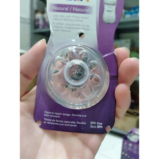 Núm ty thay bình sữa Philips Avent Natural,núm số 5