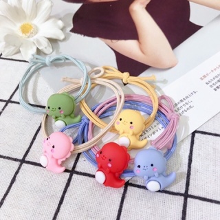 Set 5 dây cột tóc khủng long mix 5 màu