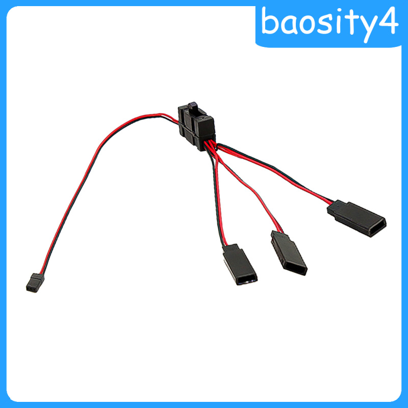 [baosity4]4 Way 1 to 3 Y Harness Wire LED Light Control On Off Switch RC Truck Boat