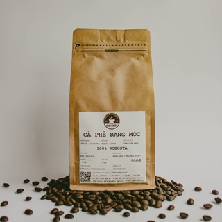 Cà phê rang mộc 100% robusta xay pha phin 500g