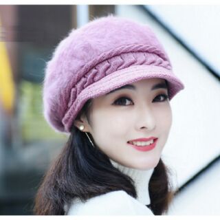MŨ NÓN LEN LÔNG THỎ NỮ CAO CẤP