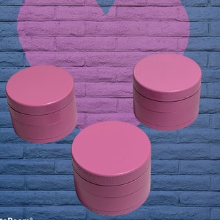 Máy Xay Thảo Mộc Hồng Pastel - Pink Grinder - Cối xay mini cầm tay bỏ túi